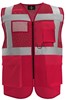 Korntex KX808 Multifunctional Hi-Vis Mesh-Vest Athens - Red - 4XL afbeelding