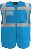 Korntex KX808 Multifunctional Hi-Vis Mesh-Vest Athens - Sky Blue - 5XL afbeelding