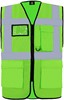 Korntex KX810 CO² Neutral Multifunctional Executive Safety Vest Hamburg - Lime Green - L afbeelding