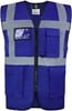 Korntex KX810 CO² Neutral Multifunctional Executive Safety Vest Hamburg - Royal Blue - M afbeelding