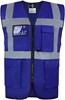 Korntex KX810 CO² Neutral Multifunctional Executive Safety Vest Hamburg - Royal Blue - XL afbeelding