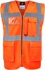 Korntex KX810 CO² Neutral Multifunctional Executive Safety Vest Hamburg - Signal Orange - 5XL afbeelding