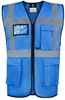 Korntex KX810 CO² Neutral Multifunctional Executive Safety Vest Hamburg - Sky Blue - L afbeelding