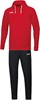 JAKO M9465 Joggingpak Base Met Hoody - Rood - XL afbeelding