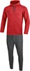 JAKO M9629 Joggingpak Met Sweaterkap Premium Basics - Rood Gemeleerd - L afbeelding