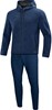 JAKO M9729D Joggingpak Met Kap Premium Basics Dames - Marine Gemeleerd - 34 afbeelding