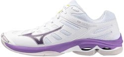 Mizuno Indoor Wave Voltage 2 - Wit/Paars