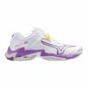 Mizuno V1GC240010 Volleybal Wave Lightning Z8 - White/Purple/White - 40 afbeelding