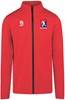 SC Doesburg Crossbar Full-Zip Top Rood - M afbeelding