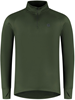 Rogelli 1010002 Essential Hardlooptop Lange Mouw 1/2 Zip Heren - Groen - M afbeelding
