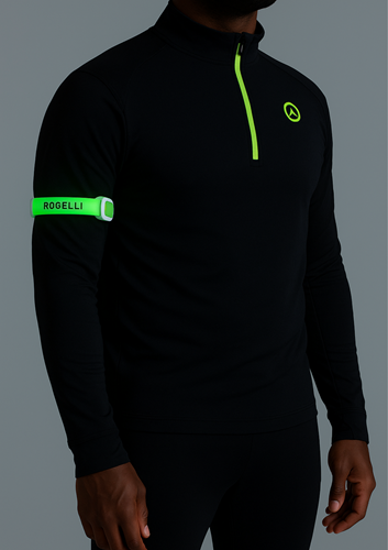 Rogelli LED-Armband Groen-2