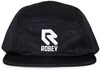 Robey RS8041 5 Panel Cap Jacquard - Black - O/S afbeelding