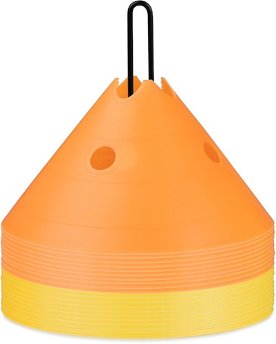 Robey RS8081 High cone set 20 pcs multi color (2 color) incl holder 2500x