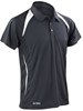 Spiro RT177M Men´s Team Spirit Polo - Black/White - 4XL afbeelding