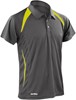 Spiro RT177M Men´s Team Spirit Polo - Grey/Lime - 4XL afbeelding
