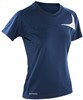 Spiro RT182F Women´s Dash Training Shirt - Navy/White - M (38) afbeelding
