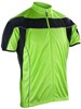 Spiro RT188M Men´s Bikewear Full Zip Performance Top - Green/Black - L afbeelding