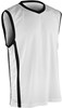Spiro RT278 Men´s Basketball Quick Dry Top - White/Black - 4XL afbeelding