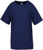 Spiro RT287J Junior Performance Aircool Tee - Navy - M (7-8) afbeelding
