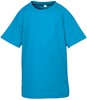 Spiro RT287J Junior Performance Aircool Tee - Ocean Blue - M (7-8) afbeelding