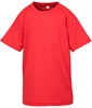 Spiro RT287J Junior Performance Aircool Tee - Red - XS (3-4) afbeelding