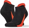 Spiro RT293X Sneaker Sports Socks (3 Pair Pack) - Black/Red - L/XL afbeelding