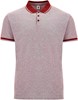 Heren polo 'Bowie' merk Roly maat XL Heather Rood