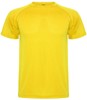 Geel unisex sportshirt korte mouwen MonteCarlo merk Roly maat XXL
