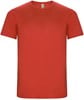 Rood unisex ECO sportshirt korte mouwen 'Imola' merk Roly maat S
