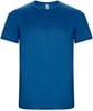 kobalt blauw unisex ECO sportshirt korte mouwen 'Imola' merk Roly maat XL