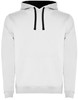 Roly RY1067 Men´s Urban Hooded Sweatshirt - White 01/Navy Blue 55 - S afbeelding