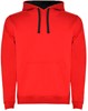 Roly RY1067K Kids´ Urban Hooded Sweatshirt - Red 60/Black 02 - 3/4 years afbeelding