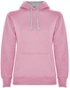 Roly RY1068 Women´s Urban Hooded Sweatshirt - Light Pink 48/Heather Grey 58 - XXL afbeelding