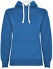 Roly RY1068 Women´s Urban Hooded Sweatshirt - Royal Blue 05/White 01 - L afbeelding
