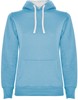 Roly RY1068 Women´s Urban Hooded Sweatshirt - Sky Blue 10/White 01 - S afbeelding