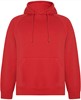Roly RY1074 Vinson Organic Hooded Sweatshirt - Red 60 - XL afbeelding
