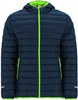Roly RY5097 Unisex Norway Sport Jacket - Navy Blue 55/Fluor Green 222 - S afbeelding