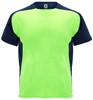 Roly RY6399 Bugatti T-Shirt - Fluor Green 222/Navy Blue 55 - M afbeelding