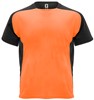 Roly RY6399 Bugatti T-Shirt - Fluor Orange 223/Black 02 - XL afbeelding