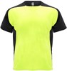 Roly RY6399 Bugatti T-Shirt - Fluor Yellow 221/Black 02 - L afbeelding