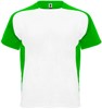 Roly RY6399 Bugatti T-Shirt - White 01/Fern Green 226 - XXL afbeelding