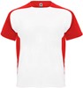 Roly RY6399 Bugatti T-Shirt - White 01/Red 60 - XXL afbeelding