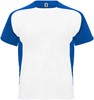 Roly RY6399 Bugatti T-Shirt - White 01/Royal Blue 05 - S afbeelding