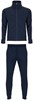 Donkerblauw trainingspak met witte streep model Creta merk Roly maat M