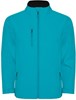Roly RY6436K Kids´ Nebraska Softshell Jacket - Aquamarine 236 - 16 years afbeelding