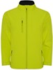Roly RY6436K Kids´ Nebraska Softshell Jacket - Lime Punch 235 - 16 years afbeelding