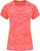 Roly RY6649 Women´s Austin T-Shirt - Heather Fluor Coral 244 - XL afbeelding