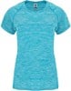 Roly RY6649 Women´s Austin T-Shirt - Heather Turquoise 246 - S afbeelding