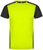 Roly RY6653 Men´s Zolder T-Shirt - Fluor Yellow 221/Heather Black 243 - XXL afbeelding