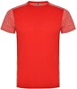 Roly RY6653 Men´s Zolder T-Shirt - Red 60/Heather Red 245 - XL afbeelding